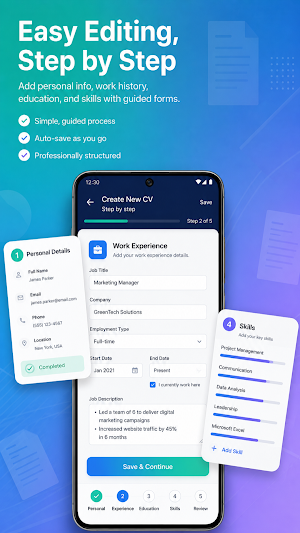 Resume Builder: CV Maker Screenshot 1
