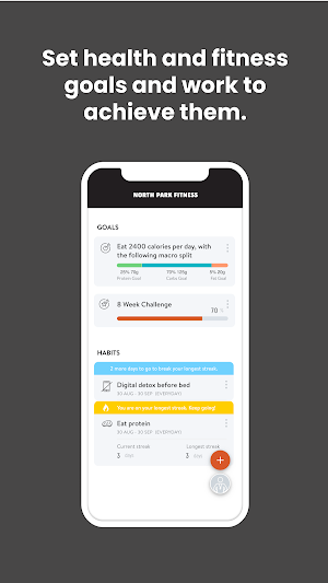 North Park Fitness App Screenshot 3