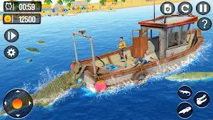 Angry Crocodile Attack Sim 3D Screenshot 0