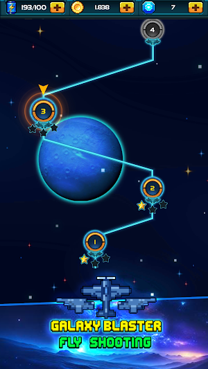 Galaxy Blaster: Fly shooting Screenshot 0