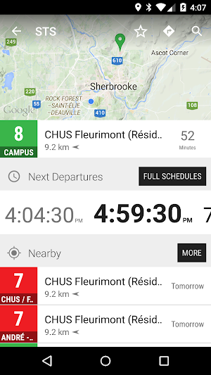 Sherbrooke STS Bus - MonTransit Screenshot 1
