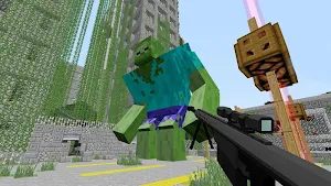 Zombie Apocalypse map for MCPE. New maps and mods Screenshot 0
