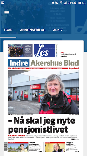 Indre Akershus Blad eAvis Screenshot 0