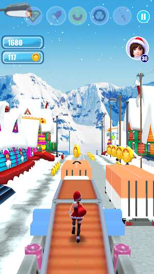 Santa Girl Run Screenshot 0
