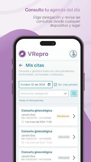 VRepro Professional Portal Screenshot 2