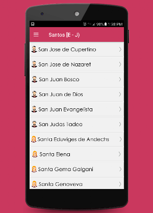 🥇 Santos y Oraciones ✝ Screenshot 1