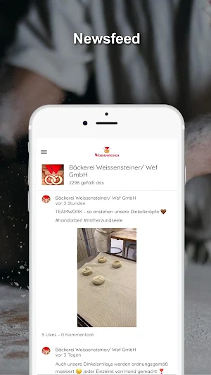Bäckerei Weissensteiner Screenshot 3