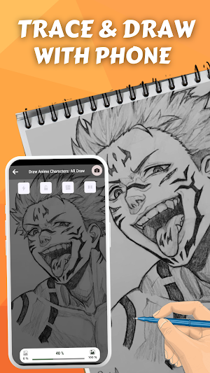 Draw Anime Characters: AR Draw Screenshot 0