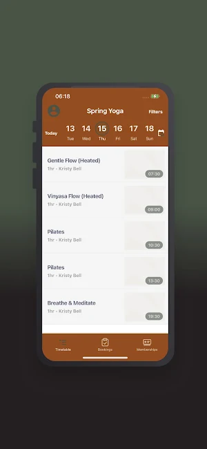 Spring Yoga Studio Screenshot 2
