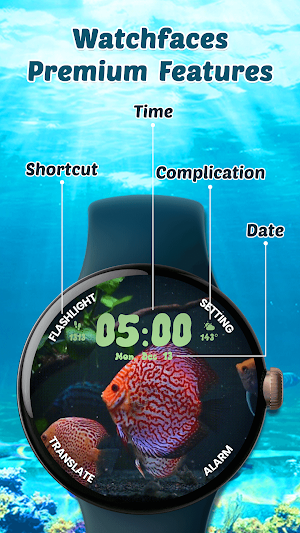 Aquarium Fish Live Watch Faces Screenshot 2