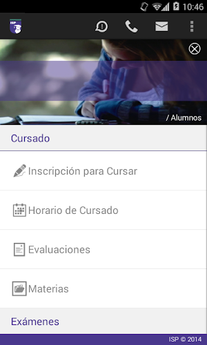 MiISP Móvil Alumnos Screenshot 0