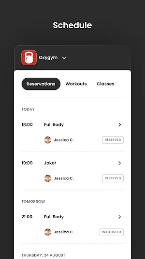 Oxygym Screenshot 2