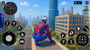 Spider Rope Hero City battle Screenshot 0