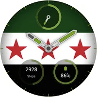 Syria Flag 4 - Watch Face