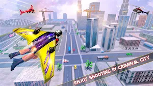 Flying Jetpack Hero Crime 3D Fighter Simulator Screenshot 3