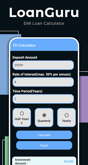 LoanGuru - EMI Loan Calculator Screenshot 2