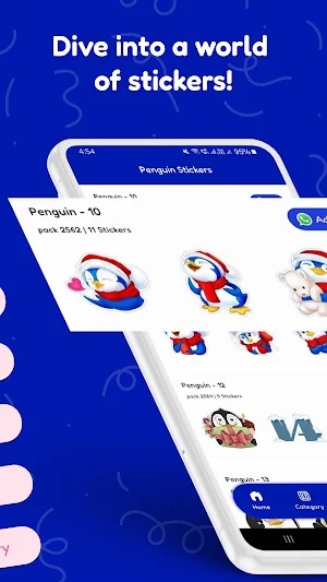 Penguin Stickers Screenshot 1