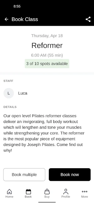 The Perth Pilates Studio Screenshot 2