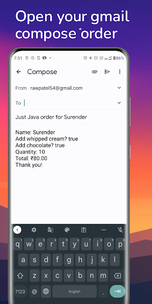 Coffee Ordering Screenshot 3