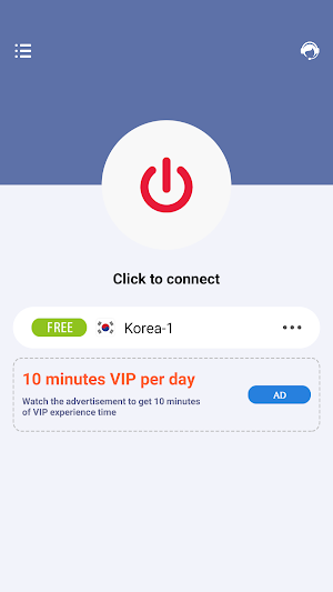 VPN Korea - KR VPN Master Screenshot 0