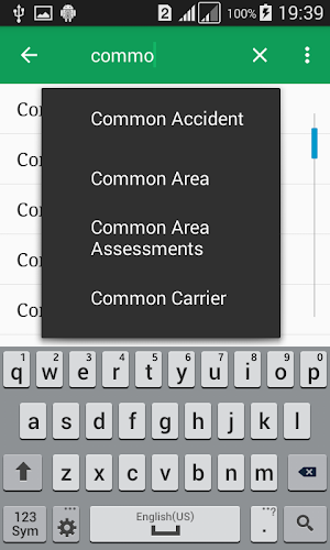 Insurance Dictionary Offline Screenshot 1