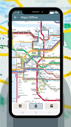 Prague Metro Map 2024 Screenshot 1