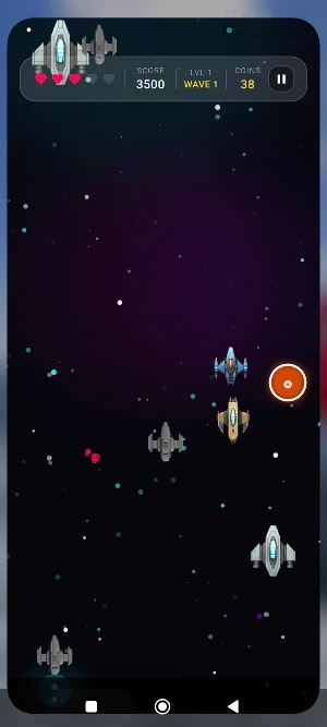 Space Wars:Galaxy Shooter Game Screenshot 0