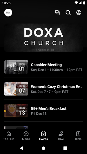 Doxa Church San Diego Screenshot 2