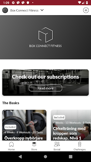 Box Connect Fitness Screenshot 1