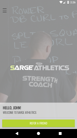 Sarge Athletics Screenshot 1