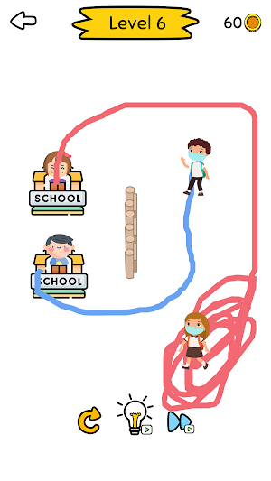 Exam Rush Draw Puzzle Games Screenshot 1
