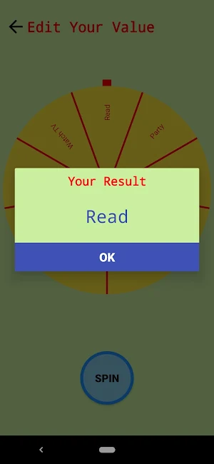Lucky Spin Wheel option Screenshot 2