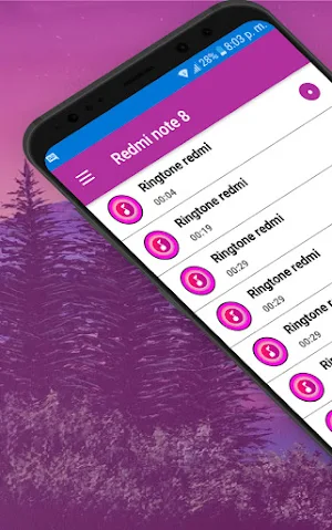 Redmi Note 8 Ringtone App Screenshot 1