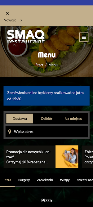 SmaQ Restaurant Screenshot 0