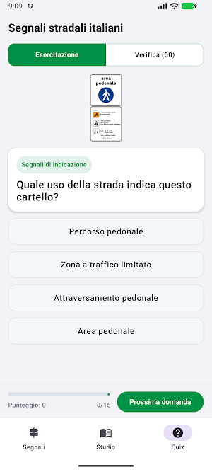 Segnali Stradali Quiz Screenshot 3