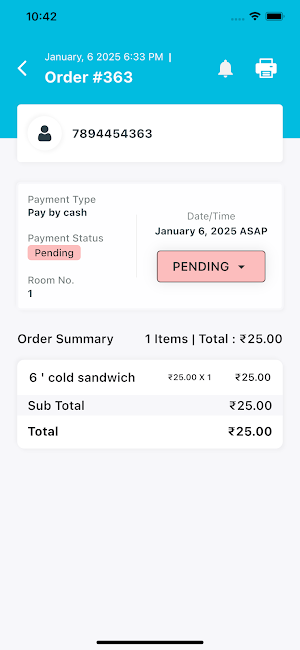 Restrohub Restaurant Partner Screenshot 2