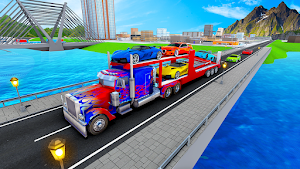 Insane Car Transport TruckGame Screenshot 3
