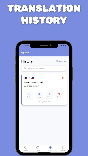 Tagalog to Ilocano Translator Screenshot 2