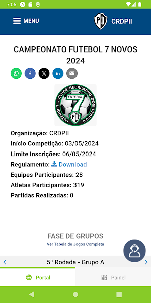 Clube Dom Pedro II Esporte Screenshot 3