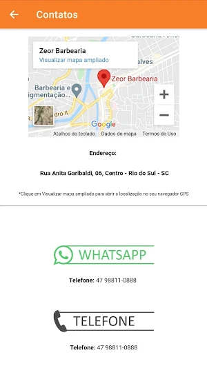 ZEOR Barbearia Screenshot 2