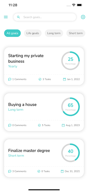 Life Objectives Screenshot 0