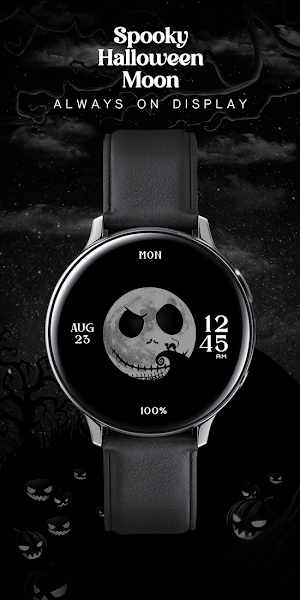 Halloween Moon_Watchface Screenshot 3