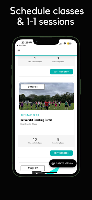 Fettle Fitness Management Screenshot 0