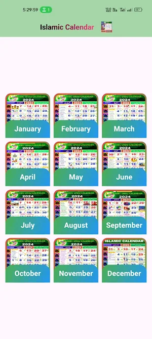urdu calendar (Islamic Hijri) Screenshot 1