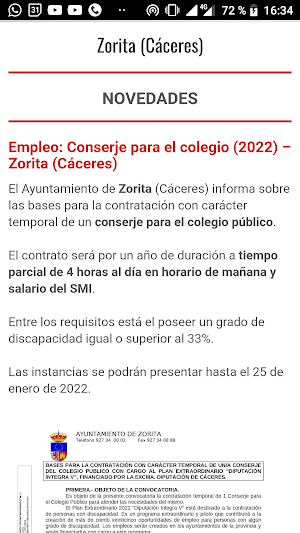 Zorita (Cáceres) Screenshot 0