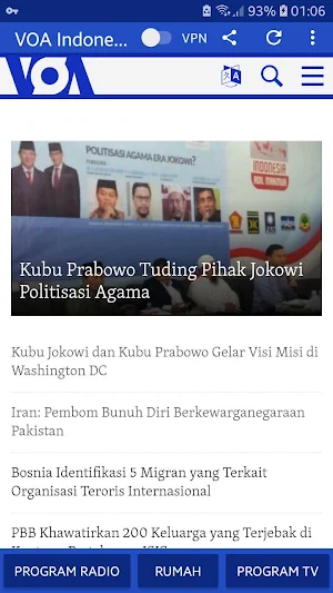 VOA Bahasa Indonesia News Screenshot 0
