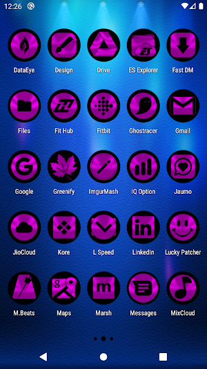 Oreo Magenta Icon Pack Screenshot 2
