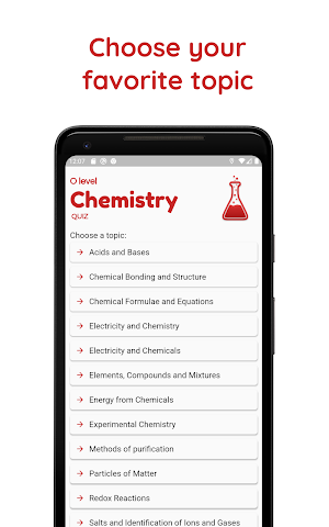 O Level Chemistry Quiz Screenshot 0