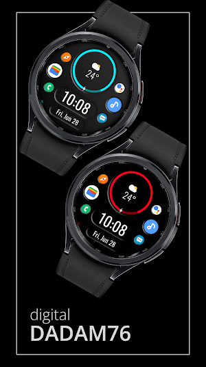 DADAM76 Digital Watch Face Screenshot 0