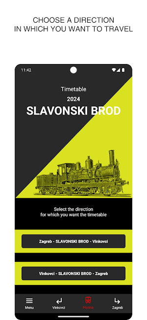 Slavonski Brod train timetable Screenshot 0